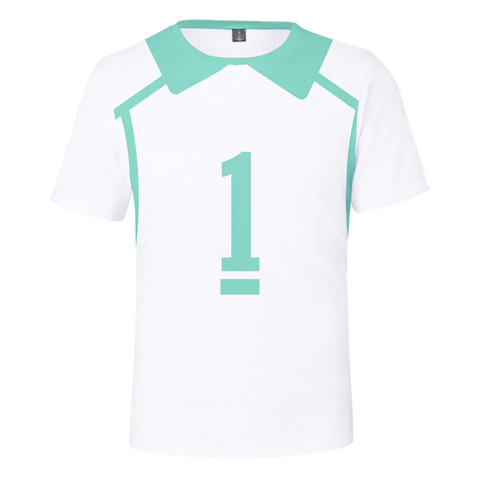 

Футболка Haikyuu, для волейбольной команды, тренировочная одежда, для мужчин и женщин, для взрослых и детей, летняя повседневная футболка с коро...