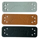 Diy Ручное шитье этикеток для подарка кожаные этикетки ручной работы для одежды кожаные этикетки для сумок сшитые этикетки рукоделие