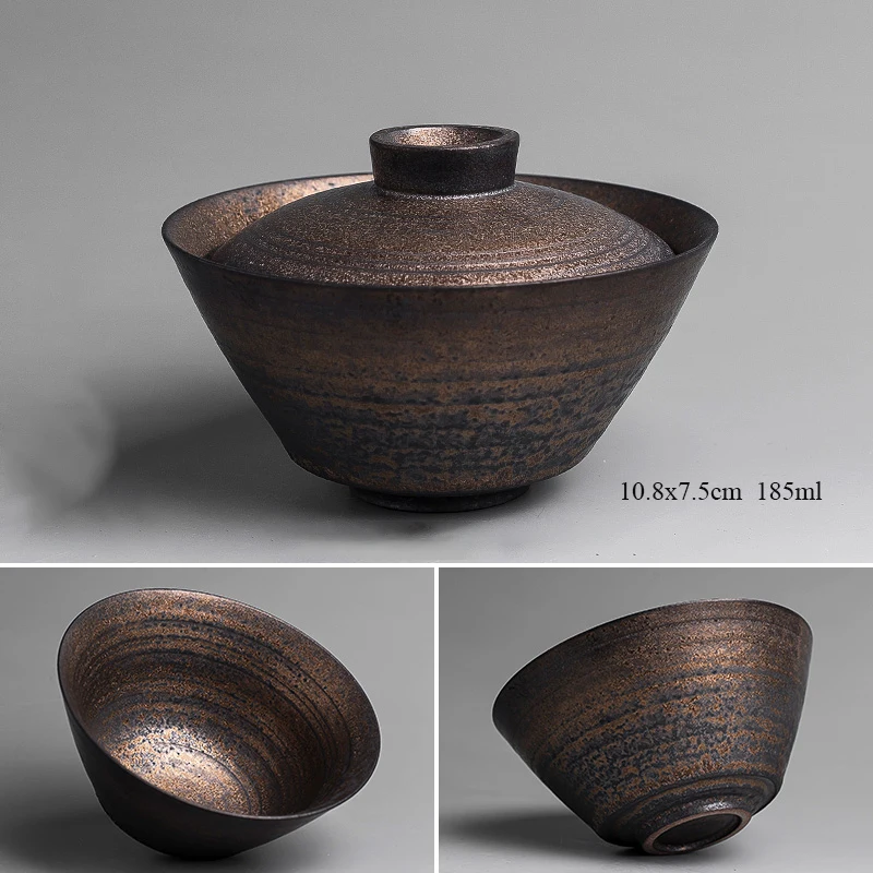 Style B TANGPIN керамический чайник Gaiwan, чайная чашка ручной работы chawan китайский чайный набор кунг-фу посуда для напитков - Цвет: Style B