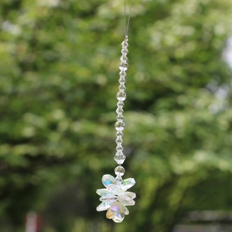 1 шт. хрустальное Сверкающее зеркало заднего вида Starburst Очаровательное украшение