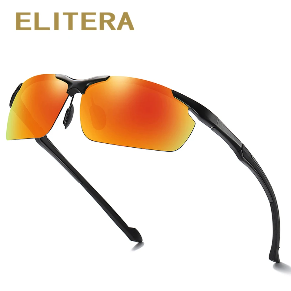 

ELITERA Polarized Glasses Men's Sunglasses Car Drivers Discoloration Eyeglasses