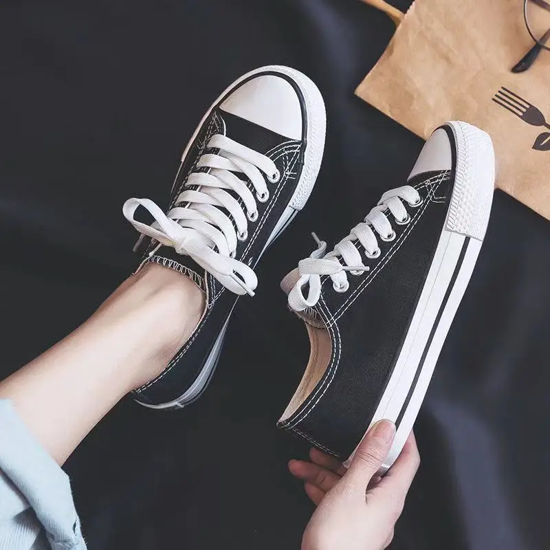 

Women Canvas Shoes Women Fashion Summer Casual Sneakers Student Casual Shoes High Top Woman Vulcanize Shoes 2021 Spring Autumn