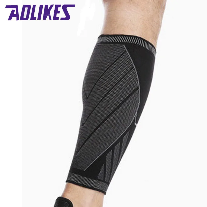 AOLIKES 1 шт. эластичная плетеная спортивная компрессионная защита для телячьих рук
