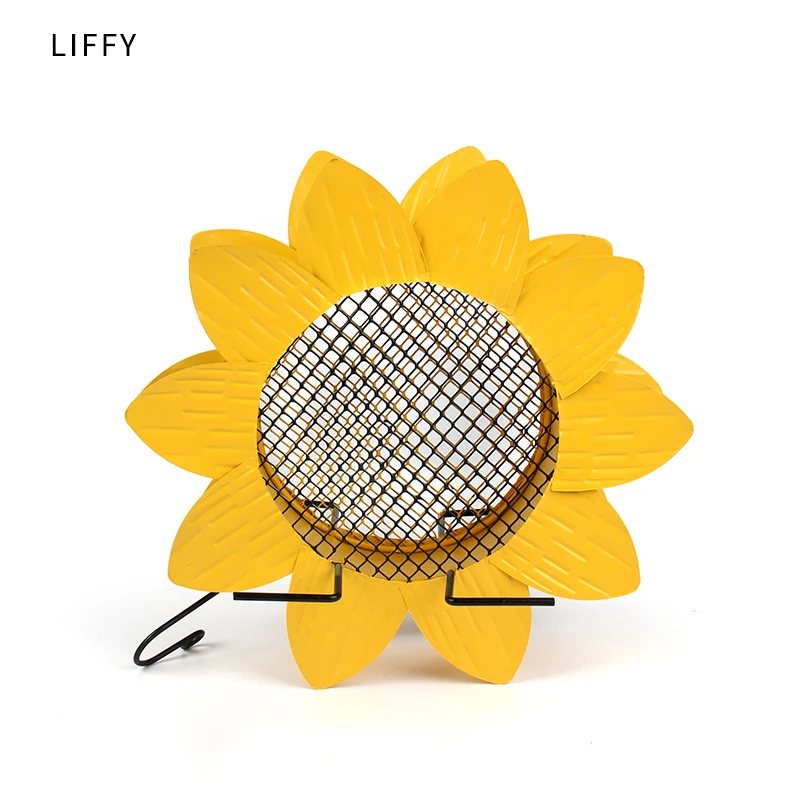 Металлическая сетчатая Кормушка Для подсолнуха для открытых птиц Finches колибри и