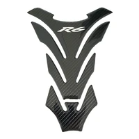 3d carbon fiber motorcycle fuel tank cap fuel tank protective pad sticker decal applicable to yamaha yzf600 r6 2001 2002 2003