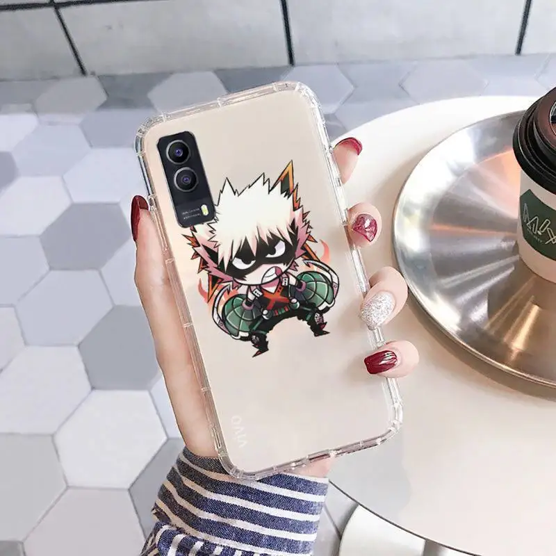 

Boku No Hero Academia anime Phone Case Transparent For vivo iqoo 93 9 97 7 3 6 5 1 11 81 85 73 75 71 v y z s x pro