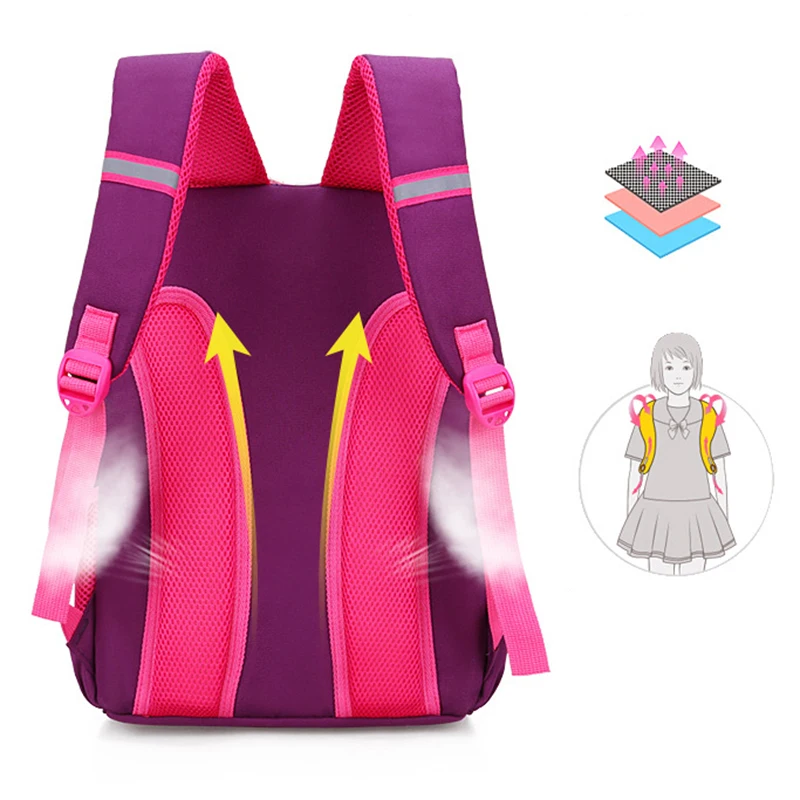 Children School Bags Orthopedic Backpack for Girls Boys Waterproof Backpacks 3 Sizes Book Bag Toddler Knapsack Mochila Escolar