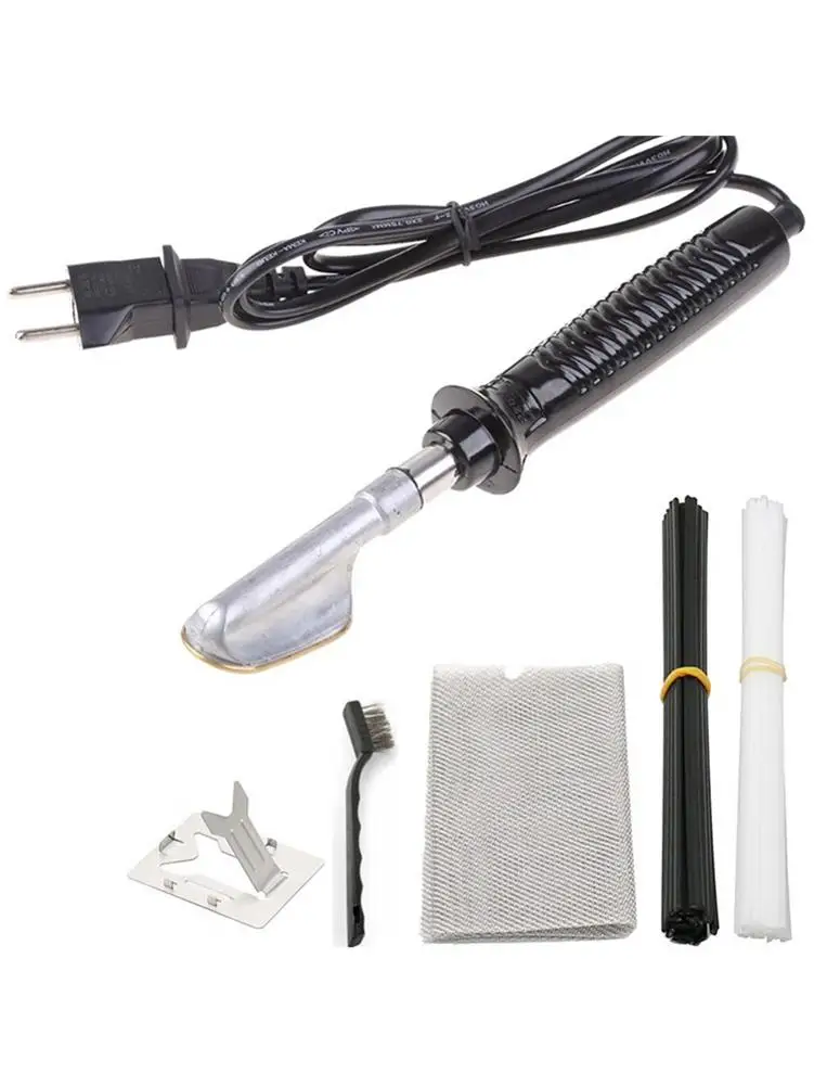 

Bumper Repair Welding Tools Welder Kit With Welding Spatula White And Black Rods And Wire Brush For Repairing Car Kayak Can