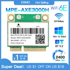 2974 Мбитс WiFi 6 Bluetooth5.0 трехдиапазонный 2,4G5G6 ГГц 802.11AXAC беспроводной адаптер Mini PCI-E сеть Wlan WiFi 6E AXE3000H карта