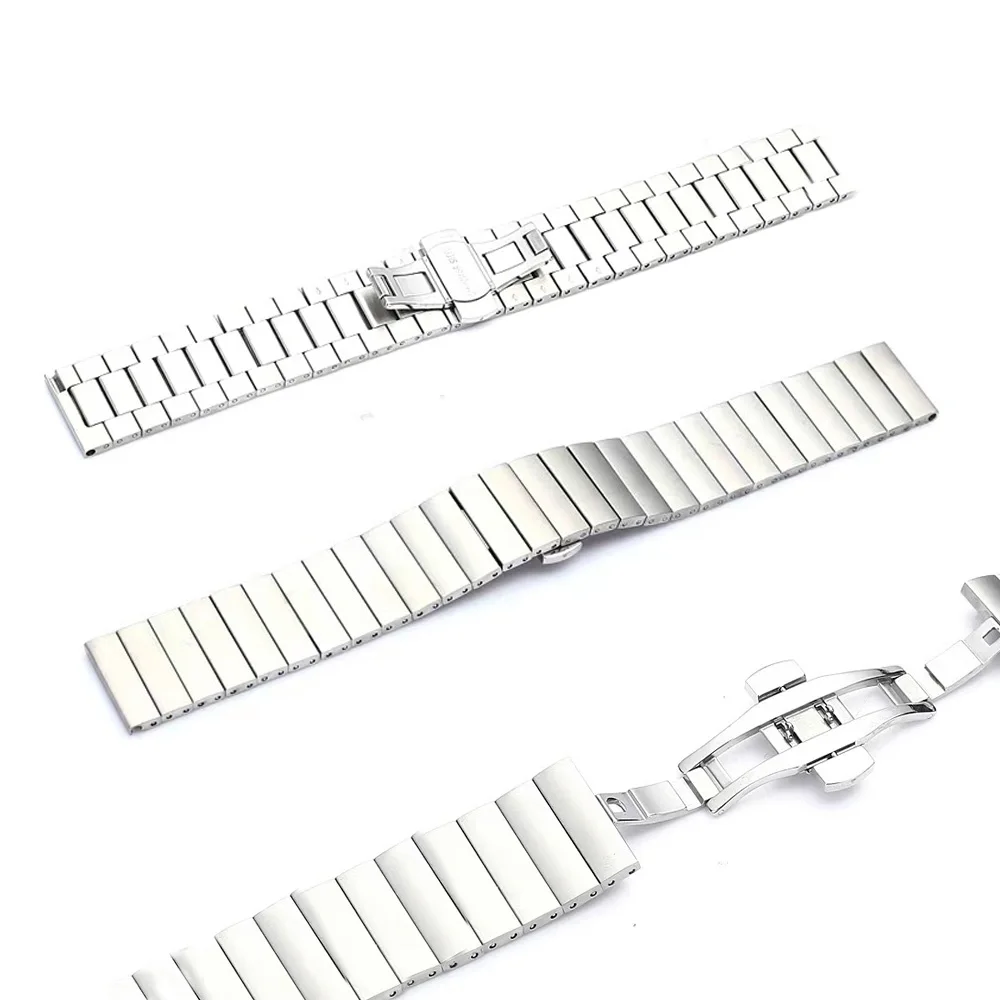 

New Arrrival Stainless Steel Smart Watch Band 18mm 20mm 22mm Watchband for Huawei Samsung MOTO Amazfit
