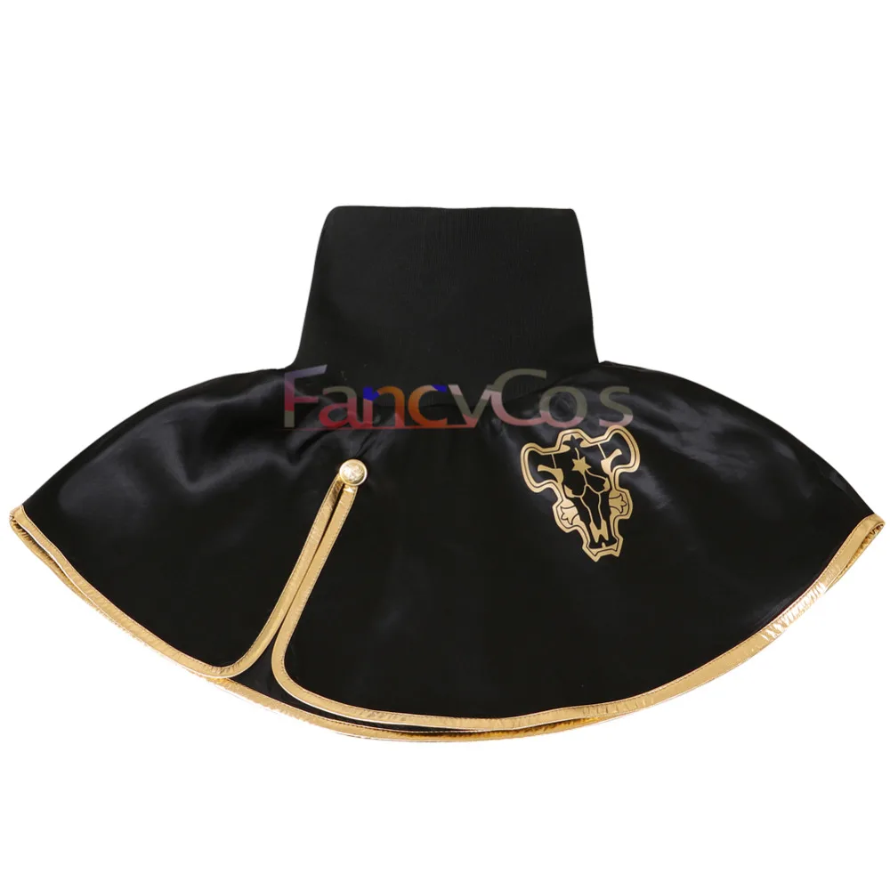 FancyCos плащ с черным клевером аниме косплей костюм Аста черная накидка быка Finral