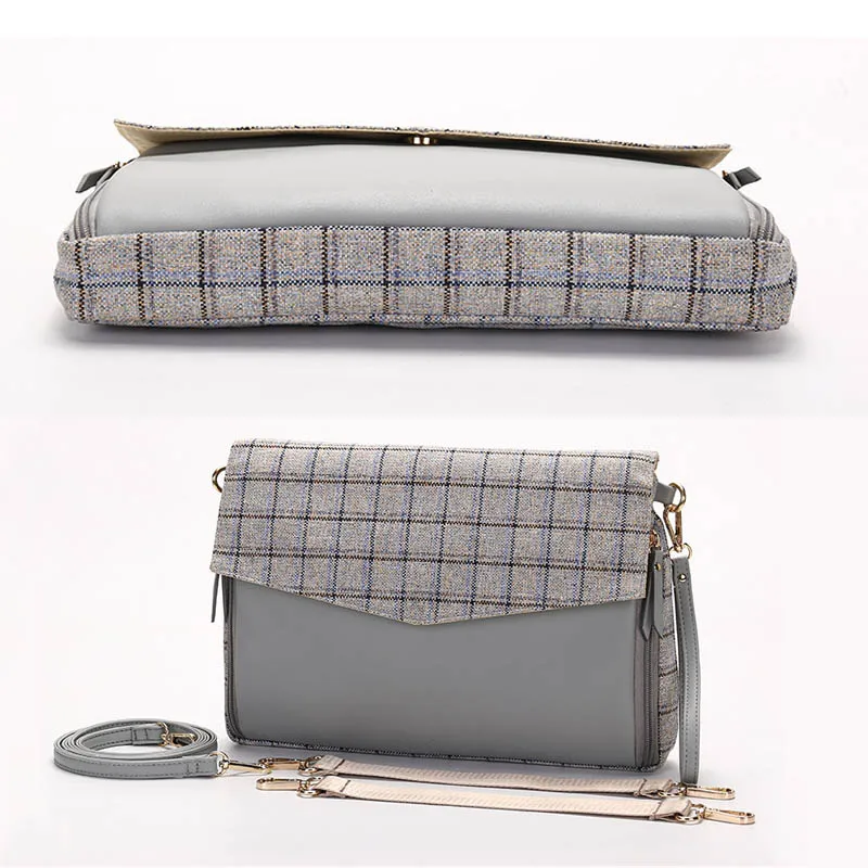 Bolsa de pa&ntilde;ales colgante para cochecito, bolsa para mensaje, cosm&eacute;tica para tel&eacute;fono m&oacute;vil, almohadilla para pa&ntilde;ales gratis, bolsa de viaje para mam&aacute;, accesorios para beb&eacute;-1