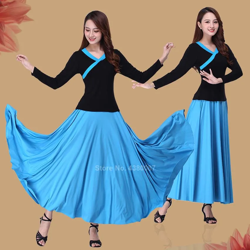 Женский костюм для фестиваля фламенко Женская юбка выступлений на животе