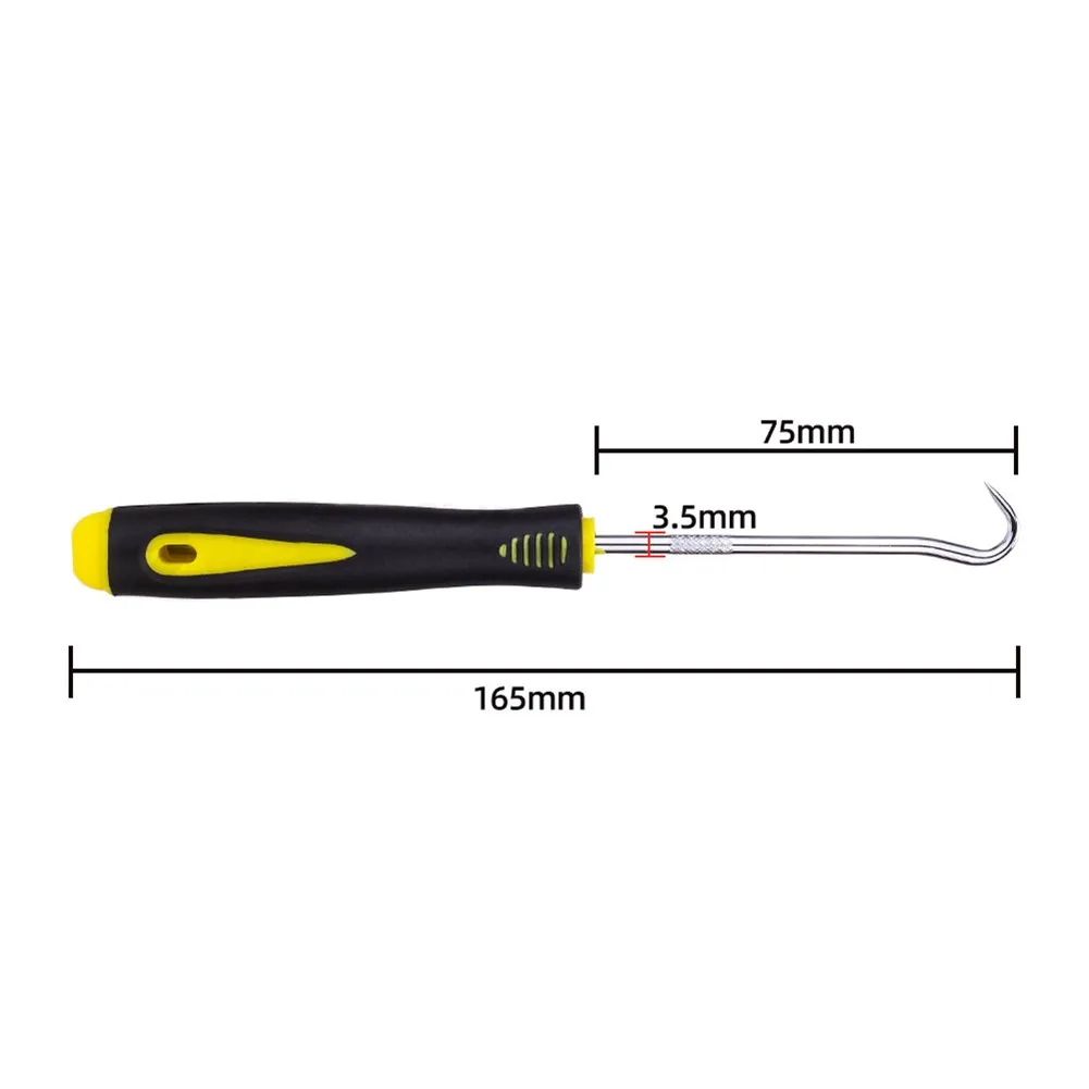 4 stücke fahrrad pick haken set o ring öl dichtung dichtung puller remover handwerk hand werkzeuge verwenden für auto bike flache pin f