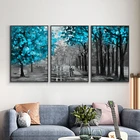 Современное Абстрактное Искусство, холст Walk On The Street, печать, скандинавский постер, Настенная картина, Скандинавская версия для декора гостиной