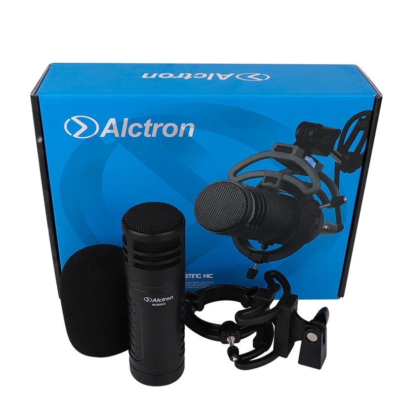 

Alctron BC800V2 dynamic broadcasting mic used in vocal recording, instrument picking up