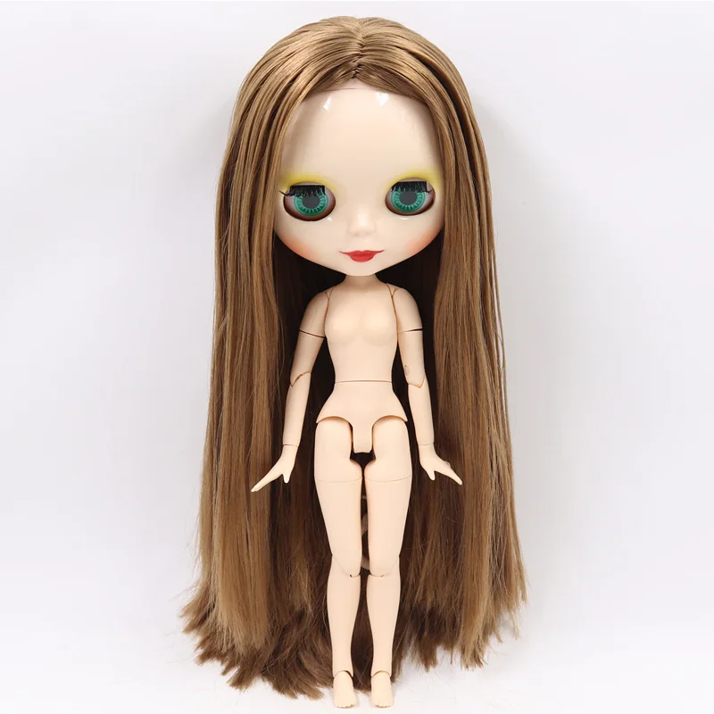 like the picture Ледяной обнаженный завод Blyth кукла No.280BL0444 коричневый длинные волосы подходит для изменения игрушки белая кожа Neo - Цвет: like the picture