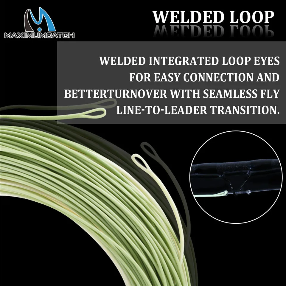 Maxcatch 90FT 4wt 5wt 6wt WF леска для ловли форели нахлыстом плавающая нахлыстом|line knitwear|line