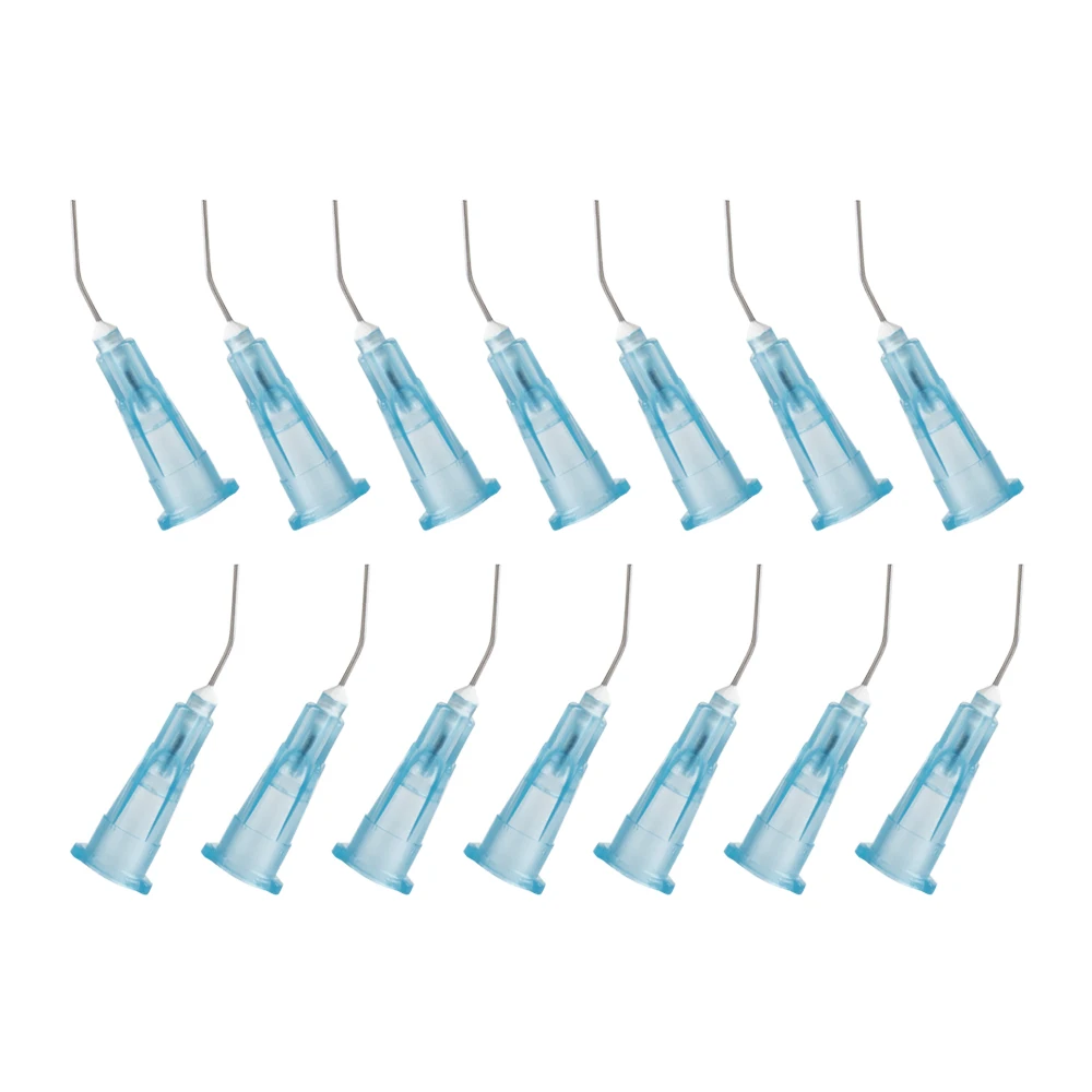 100 шт. 25 калибр предварительно изогнутые наконечники потока иглы дозирования