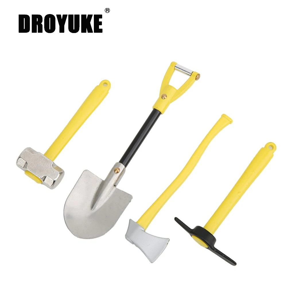 Аксессуары Droyuke 1:10 металлический лопата молоток пиктолет модель 1/10 осевой