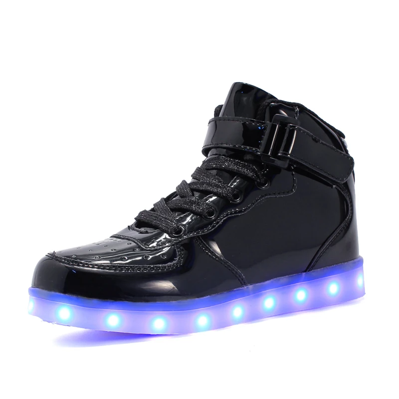 

Size 25-46 Light Shoes Kids for Girls Boys Led Shoes Luminous Sneakers Light Up Children Tenis Led Slippers USB Recharging