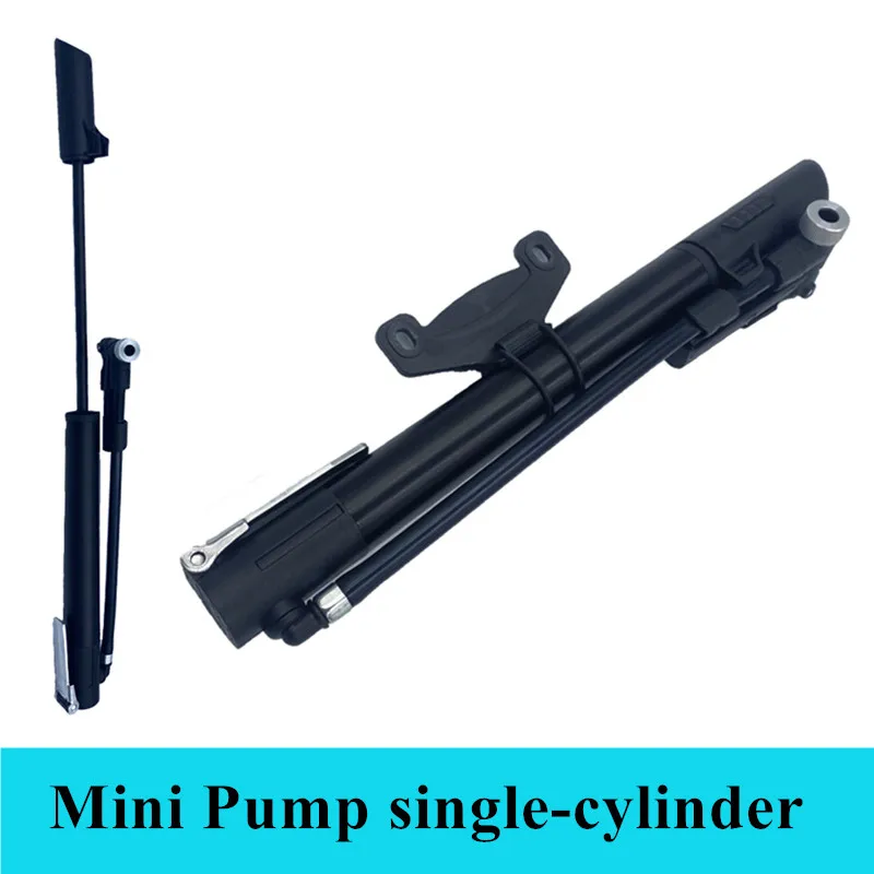 

Mini Bike Pump Aluminum Alloy Bicycle Hand Air Pump Ball Toy Tire Inflator