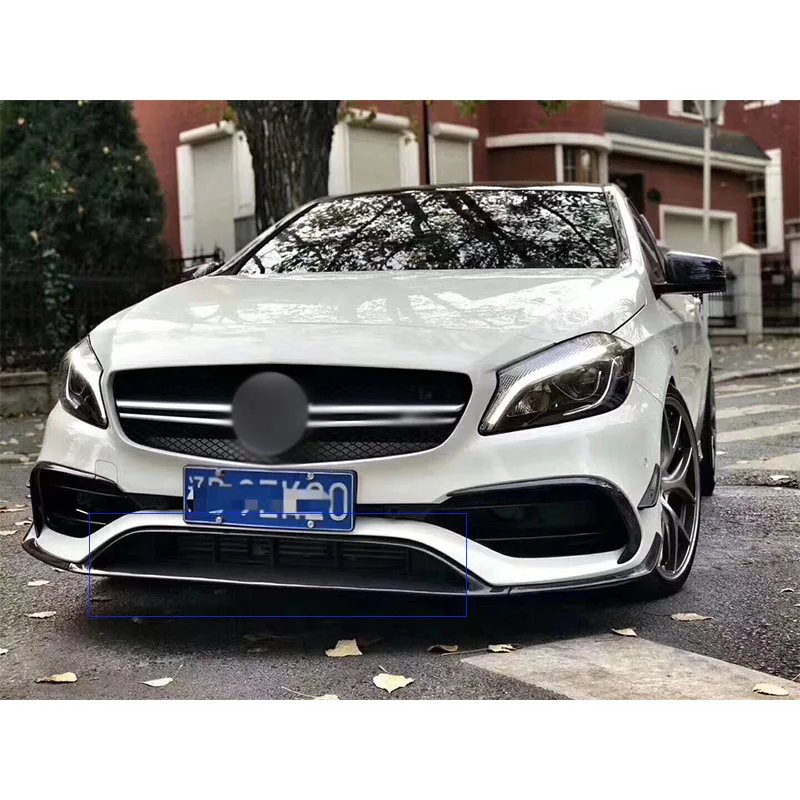 Автомобильный передний бампер спойлер разветвители подбородка для Mercedes-Benz A Class