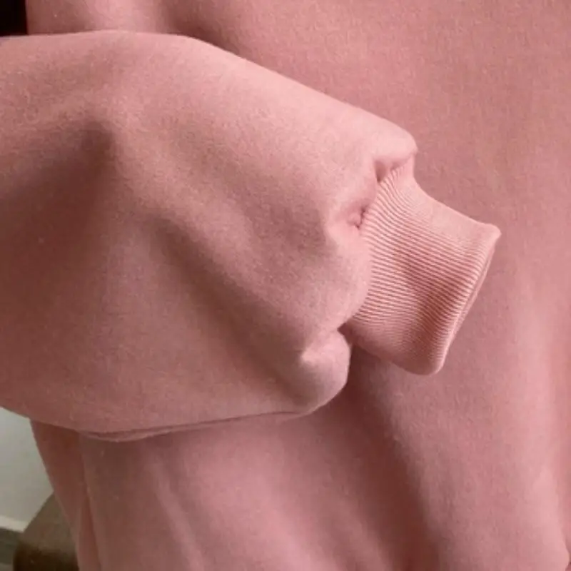 

ZITY Hoodies Women Plus Velvet Printed Pullovers Sweatshirts Korean Style Trendy Streetwear Elegant Vintage Womens Novelty
