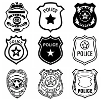 beauty police badge car stickers and decals interesting reflective car stickers decals