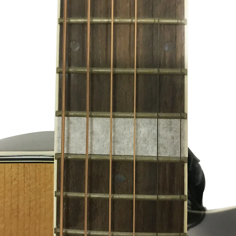 Акустическая бас гитары гриф изоляционная защитный Бумага Лады полировка Защита