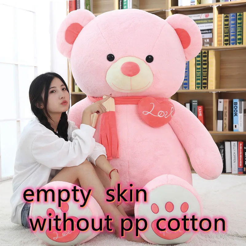 

80cm-200cm Giant Teddy Bear Plush Toys Soft Teddy Bear Skin Popular Birthday Valentine Gifts For Girls Kids