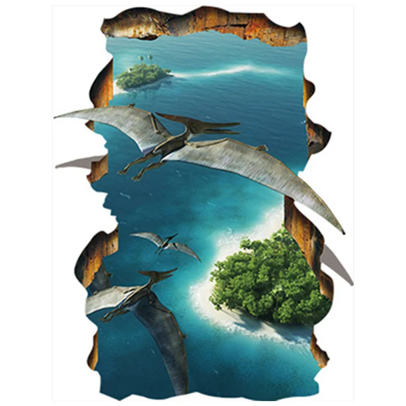 Креативные 3d небо плакат с динозавром из фильма Парк Юрского периода Море