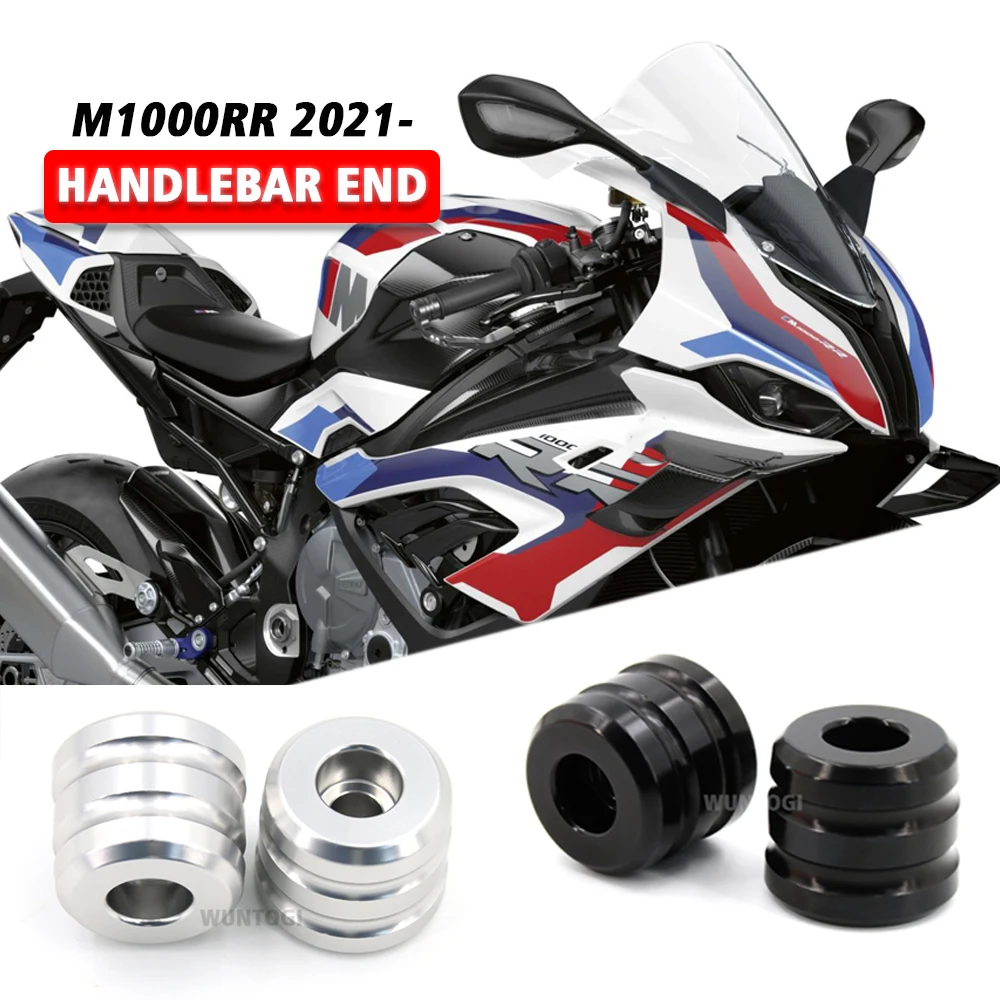 

Motorcycle Handle Bar End Weight Handlebar Grips Cap Anti Vibration Silder Plug For BMW M1000RR M1000 RR 2021-
