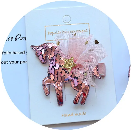 Hair Clip-3 Вечерние повязки для волос; эластичные повязки для волос с героями мультфильмов; милые детские заколки для волос головная повязка принцессы; милые аксессуары для волос - Цвет: Hair Clip-3