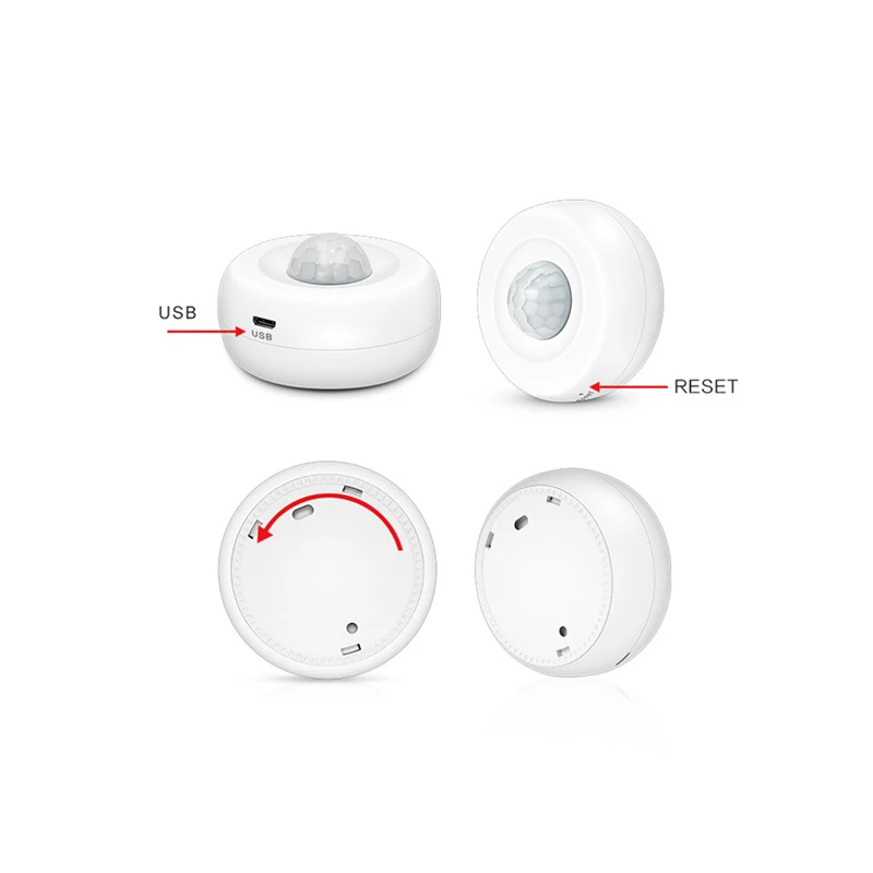 

Smart Home WiFi PIR Motion Sensor Infrared Passive Detector Security Burglar Alarm Sensor APP Tuya Smart Life Alexa Google Home