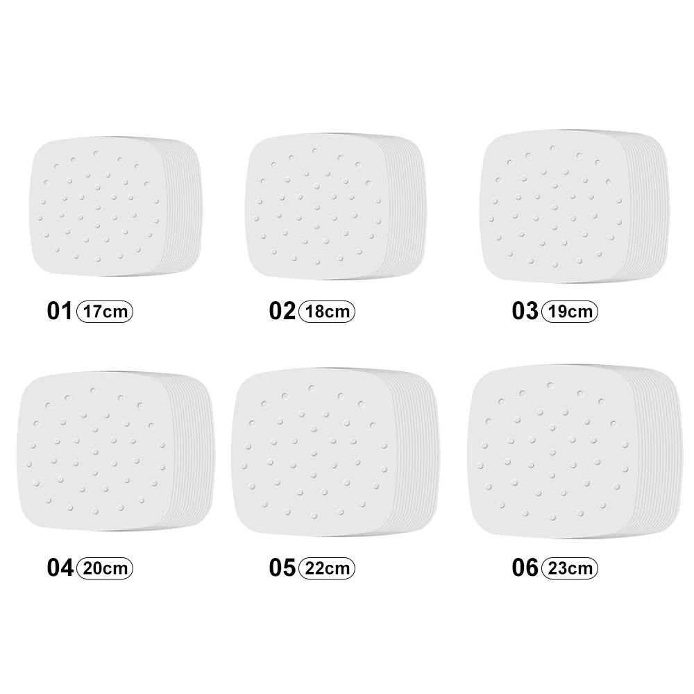 100 шт. прокладки для жаропрочной бумаги перфорированная целлюлозная бумага s