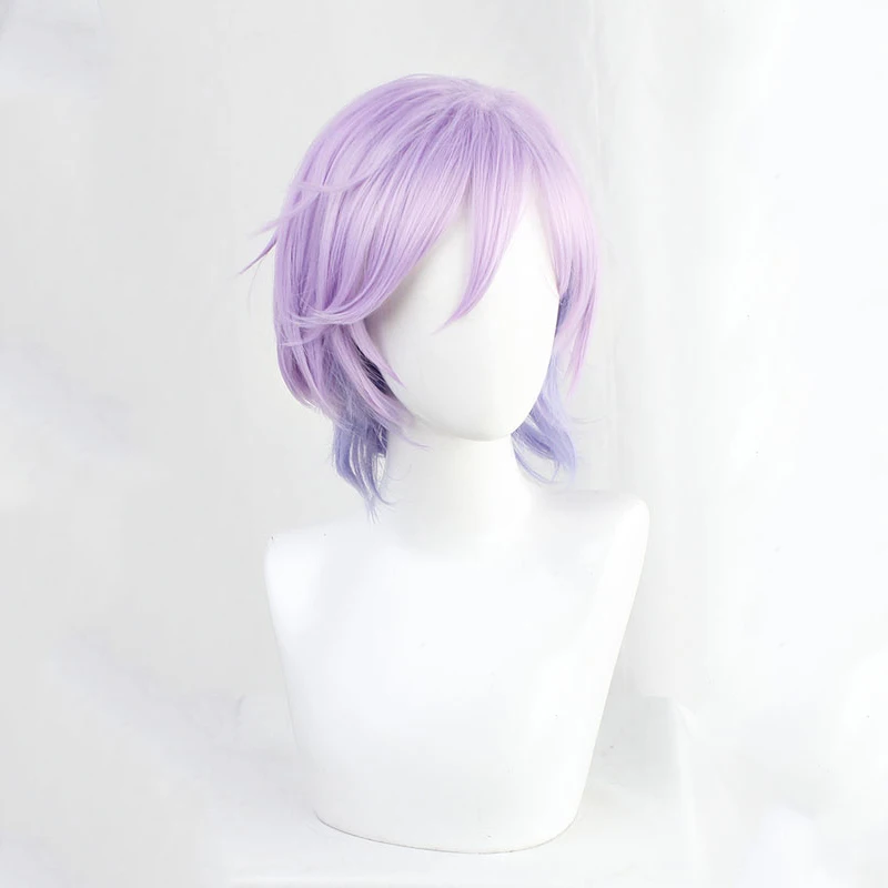 Парик витая страна чудес жаропрочный яблочный светильник-фиолетовый для косплея