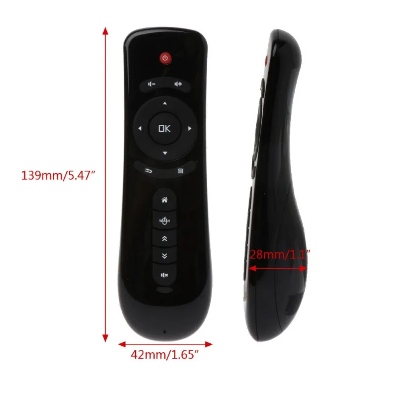 Пульт дистанционного управления T2 2 4 ГГц Fly Air Mouse беспроводной пульт 3D для