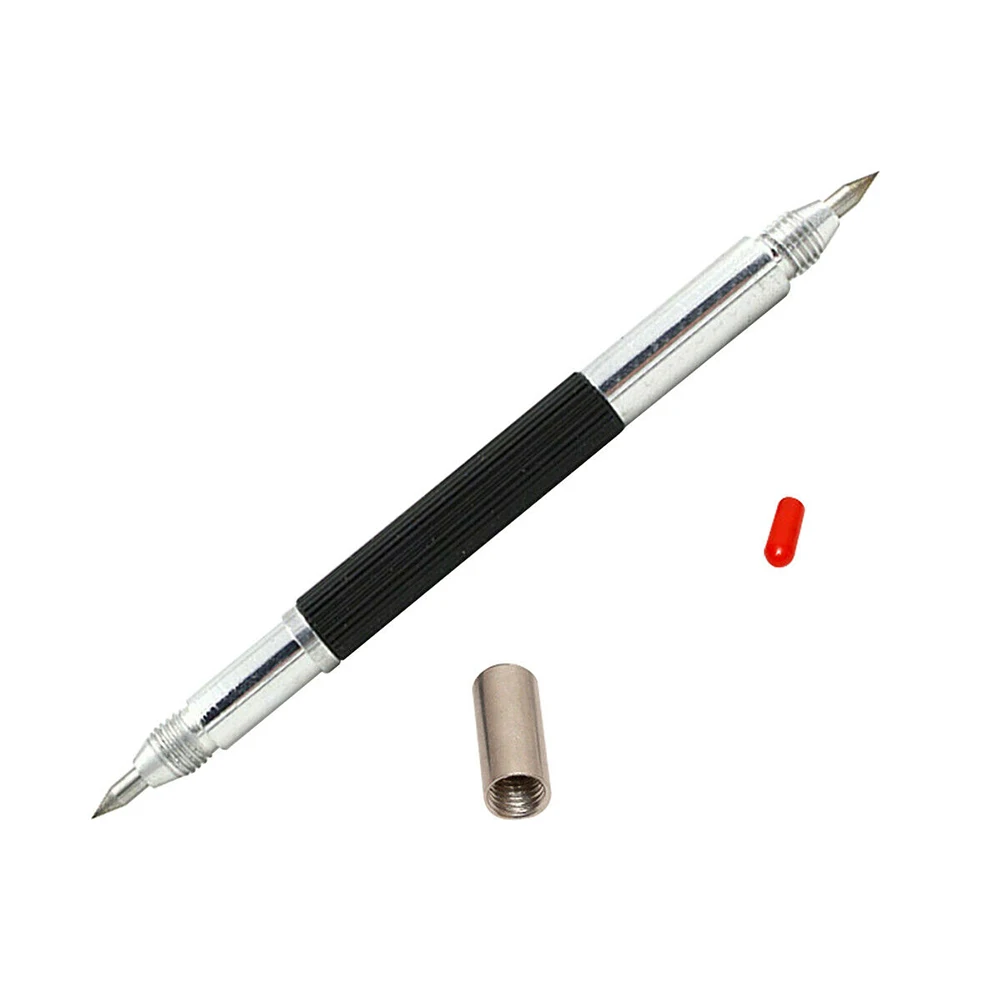 

Double-headed Double-end Marking Pen Ceramic Marking Pen Wood Brand New