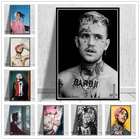 Плакат Лидер продаж Lil Peep R.I.P Рэпер Хип-хоп новый музыкальный певец звезда настенная Картина на холсте картины для гостиной домашний декор