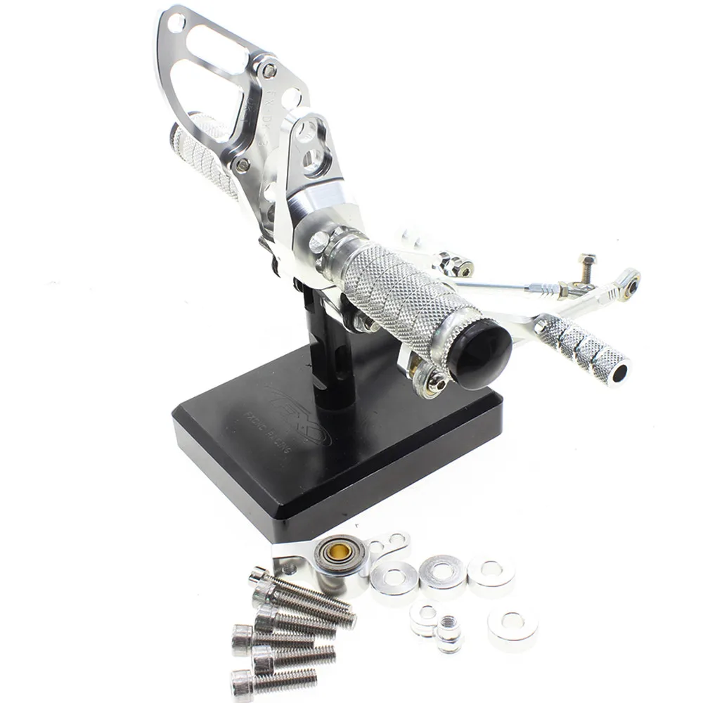 For Ducati Streetfighter 848 1100 Adjustable Aluminum Motorcycle Rearset Footrest Footpeg Pedal Motor Rear Set Foot Peg | Автомобили и