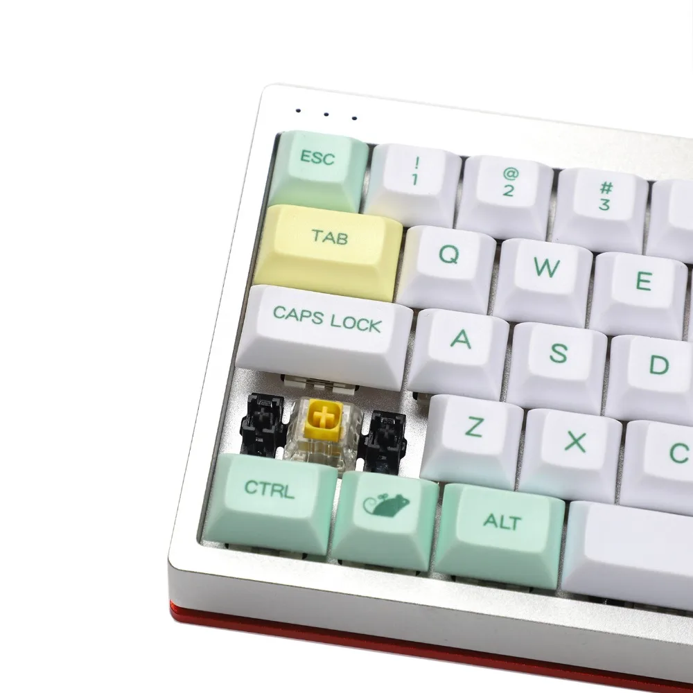 YMDK split 64 SP64 CNC Алюминиевый Чехол-пластина Горячая розетка Горячая замена PCB Underglow RGB Полностью программируемый DIY Kit