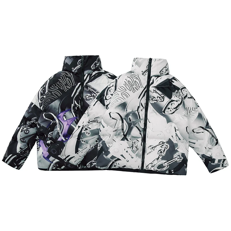 Парка мужская зимняя с подкладкой воротником-стойкой | Мужская одежда