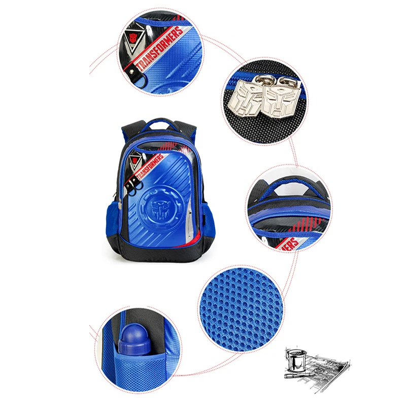 Трансформеры 2019 детские школьные сумки для мальчиков Детский водонепроницаемый