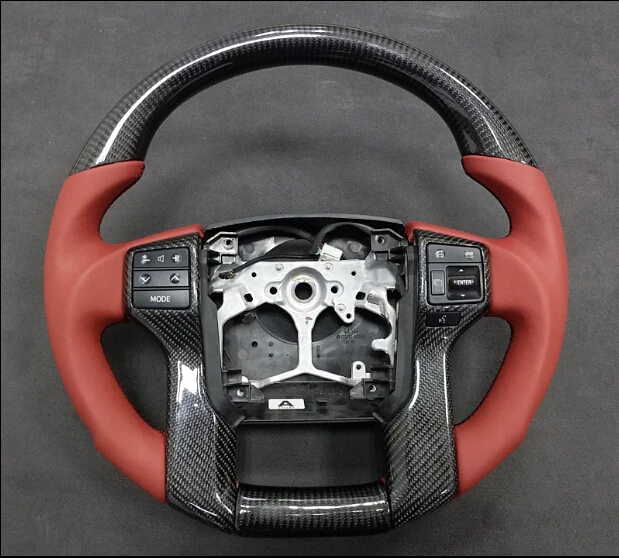 Рулевое колесо из углеродного волокна подходит для Toyota Reiz Camry Rayling Corolla RAV4 Crown Vios 86