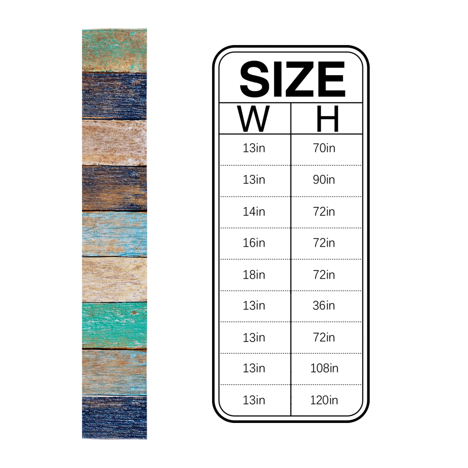 Винтажная настольная скатерть с деревянной текстурой Свадебный декор