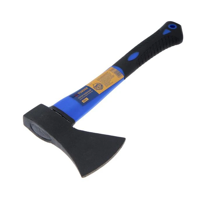 Топор кованый TUNDRA фиберглассовое обрезиненное топорище | Инструменты