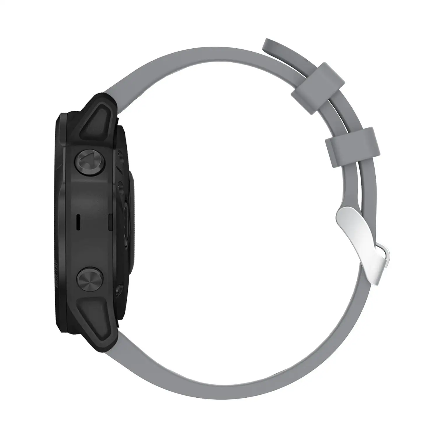Фото Классический ремешок для часов Garmin Fenix 5S, мягкий спортивный силиконовый ремешок для Garmin Fenix 6S, Смарт-часы, быстросъемный модный ремешок на за... №5
