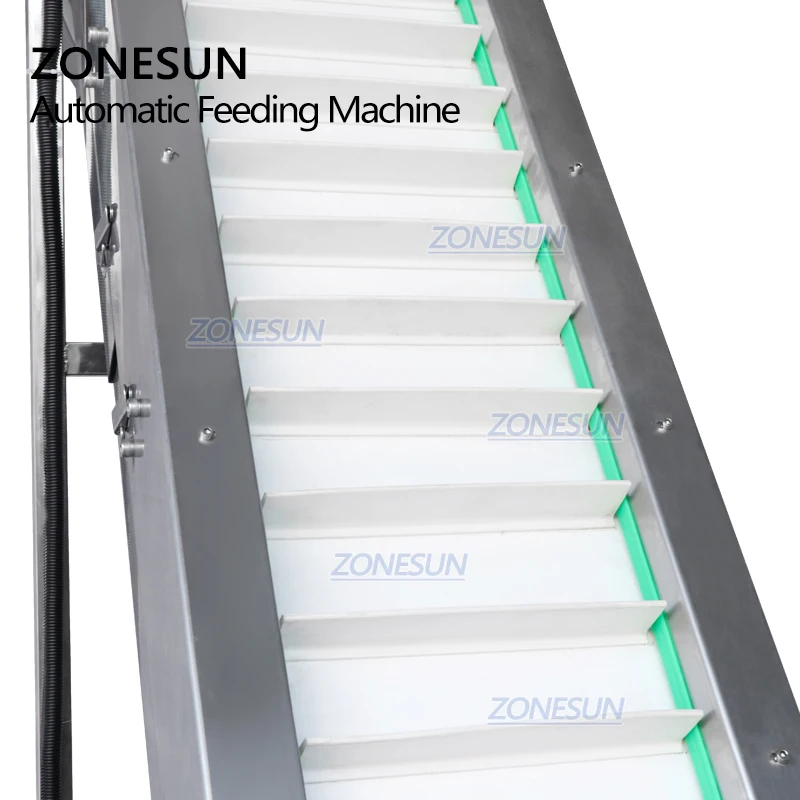 ZONESUN ZS SLJ2 гайки бобы гранул наклон ведро тип конвейерной ленты увеличивающая рост