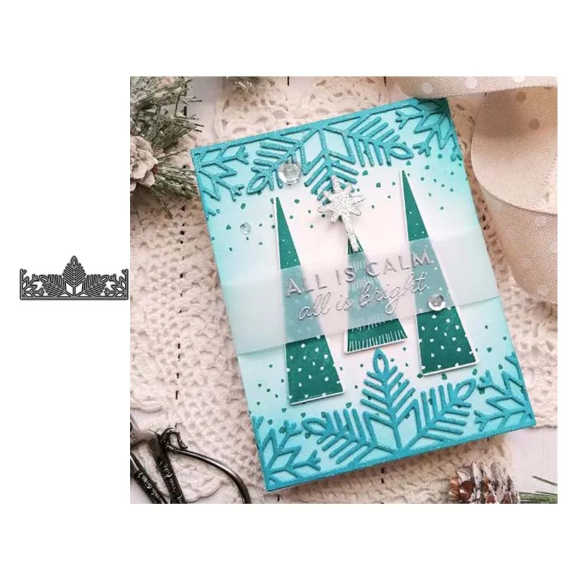 Снежинка кружево металлические Вырубные штампы вырезанная форма украшение